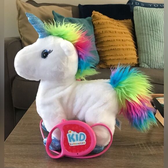 NWOT … KID CONNECTION Walking & Talking Unicorn - Picture 1 of 6